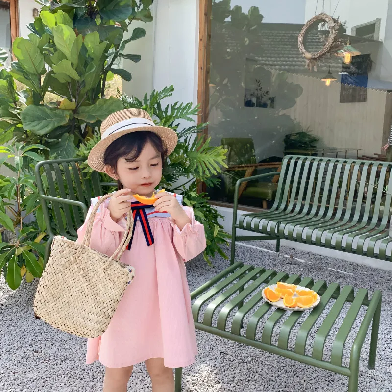 Новое поступление весеннее хлопковое Повседневное платье принцессы в Корейском