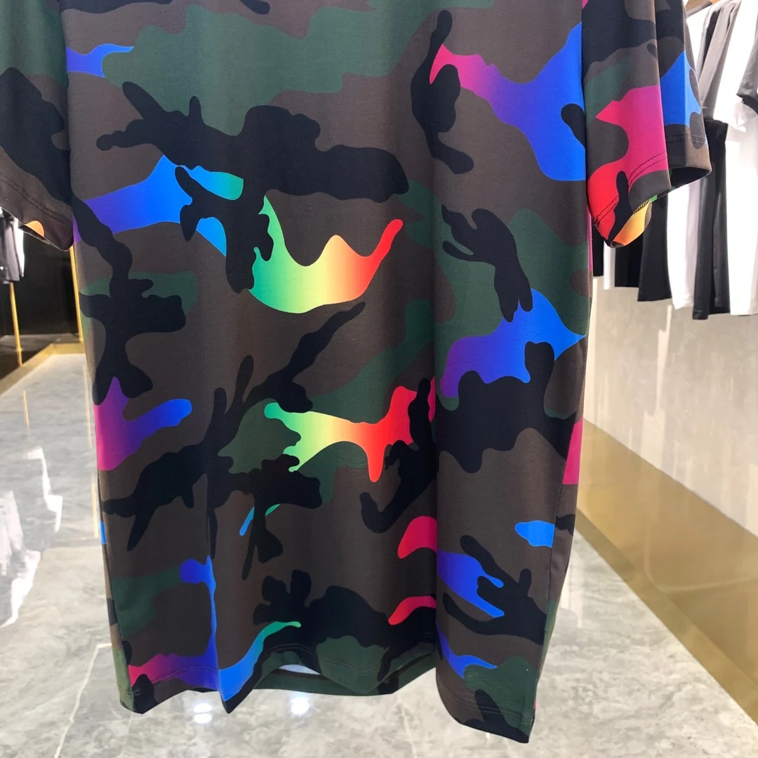 

Summer Men's Casual Camouflage Round Neck Cotton Good Quality T-Shirt