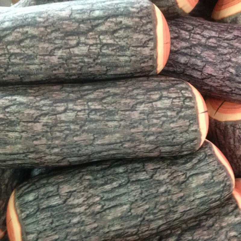 Новая креативная наполненная частицами имитация ствола подушка для корня