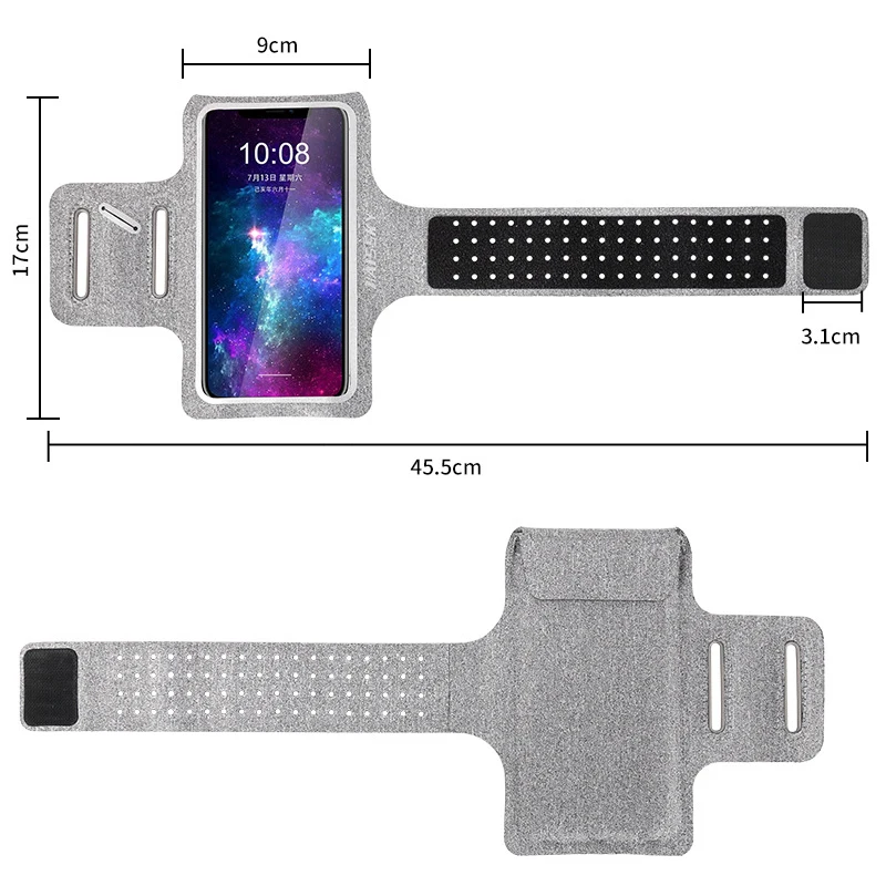

6.5 inch Sport Armband Wristband Case Outdoor Running Gym Phone Case Arm Band For iPhone 12 XS Samsung Phone Wrist Bag Arm Cover