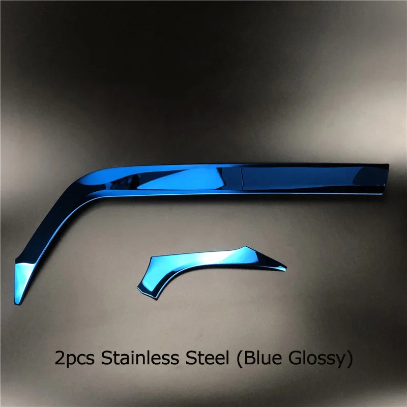 blue glossy 2pcs Авто-Стайлинг 2 шт./компл. авто-Стайлинг подсветки перчаточного ящика крышка наклейка чехол для Kia K2 РИО 2011- авто аксессуары - Название цвета: blue glossy 2pcs