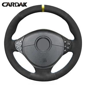 cardak diy soft black suede car steering wheel covers for bmw 5 series e39 1999 2003 3 series e46 1999 2005 e53 x5 e36 z3 free global shipping