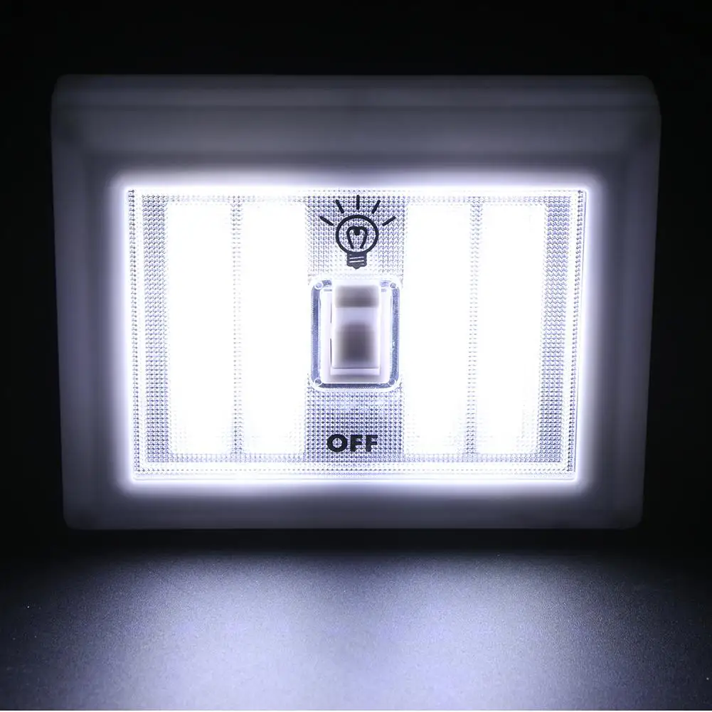 

8W Wall Switch Night Light Corridor LED Lamp Outdoor Emergency Lights Battery Operated
