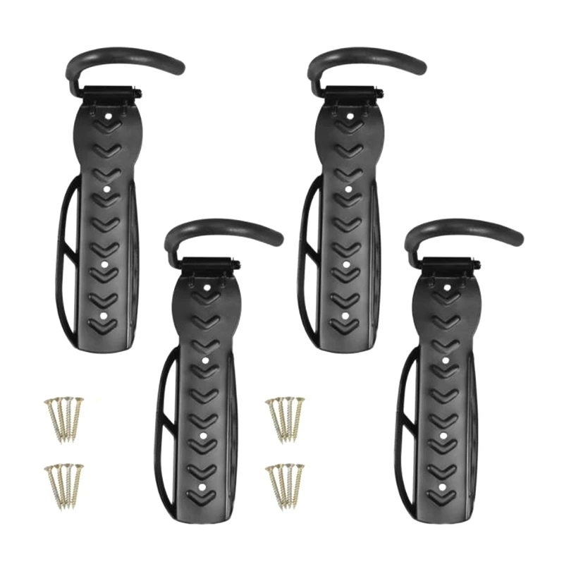 

4 Pack Bicycle Wall Hanging Hook Rack Bicycle Rack Storage Vertical Bicycle Hook Suitable for Indoor Cabins,Etc