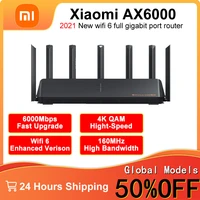 mijia original xiaomi wifi ax6000 wireless router 512mb qualcomm cpu wifi6 vpn mesh repeater external signal network amplifier