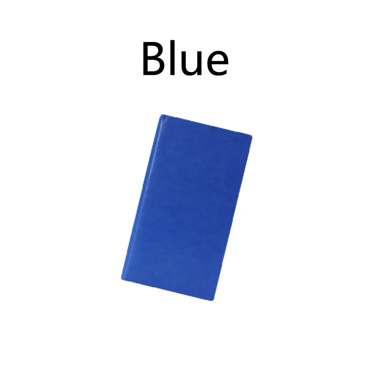 Blue A6 A7 Бизнес страница в полоску; мягкая; приятная встреча в офисе носить записная книжка карманного формата Bullet ежедневник канцелярские индивидуально сделанный подарок - Цвет: Blue
