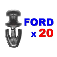20pcs sill sealing strip clips black for ford mondeo mk2 mk3 mk4 plastic high quality