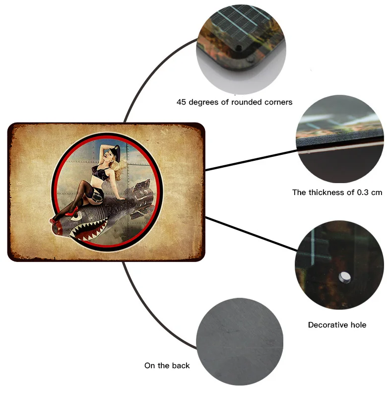 Ретро город Нью Йорк классический винтажный шикарный оловянный знак