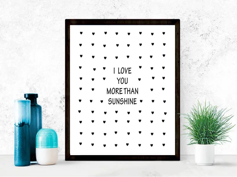 Черно-белая Современная Мотивационная художественная работа с цитатами постер