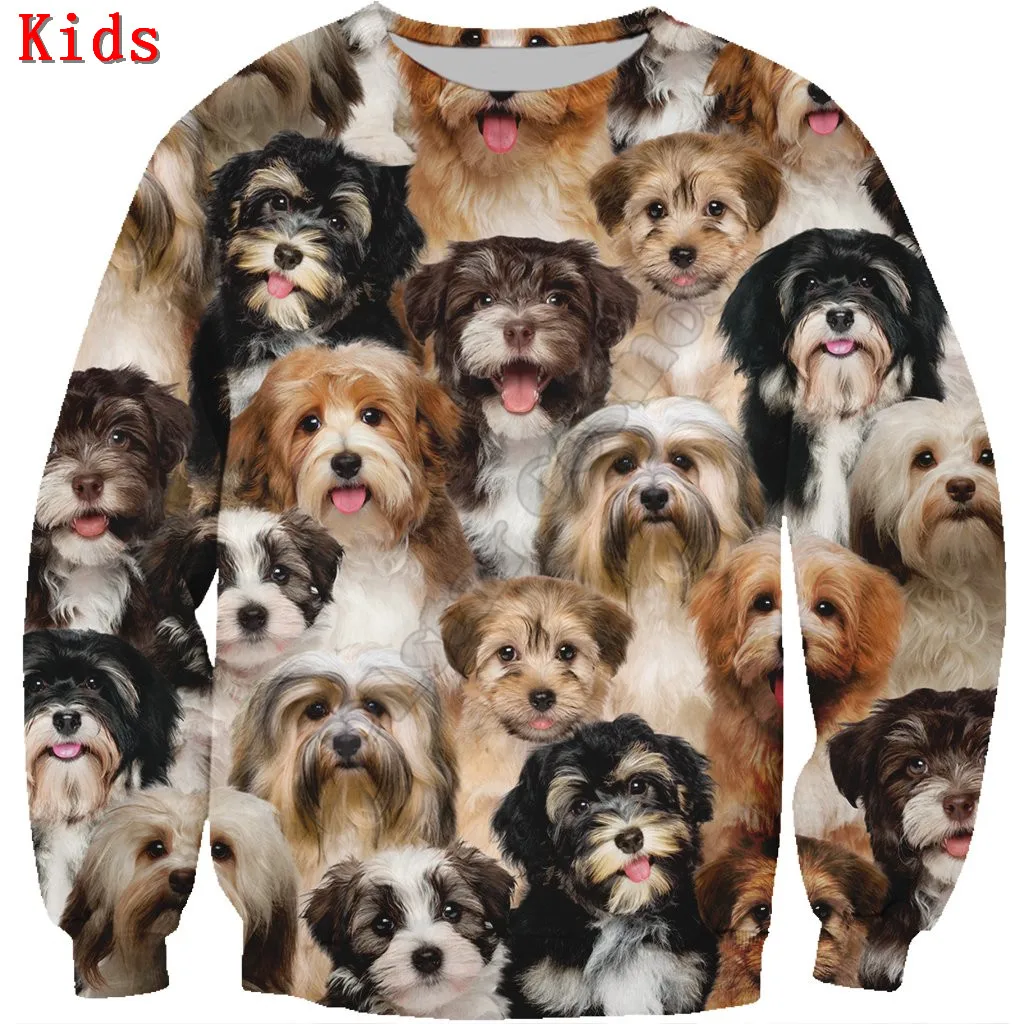 You Will Have A Bunch Of Griffon Bruxellois 3D Printed Hoodies Boy Girl Long Sleeve Shirts Kids Funny Animal Sweatshirt