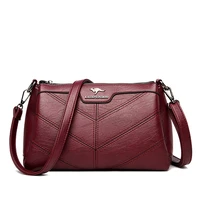 female leather shoulder bag 2021 luxury handbags women bags designer sac vintage crossbody bags for women messenger bag solid