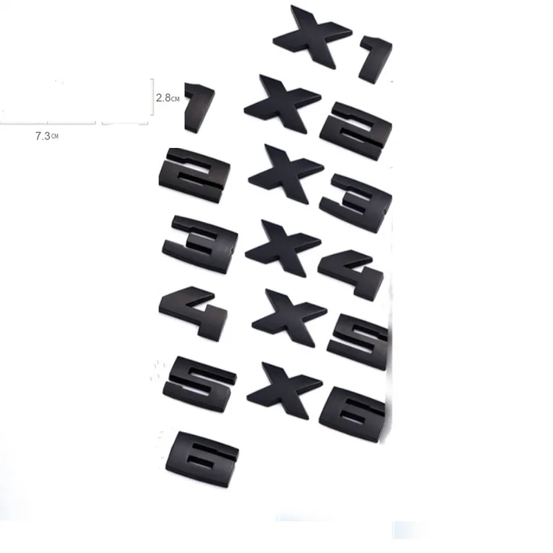 3D ABS матовая черная эмблема для соревнований BMW Thunder Edition M1 M2 M3 M4 M5 M6 X1M X2M X3M X4M X5M X6M