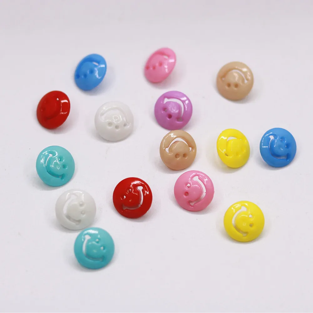 100 шт./лот 15 мм полимерные детские игрушечные пуговицы для одежды с принцессой