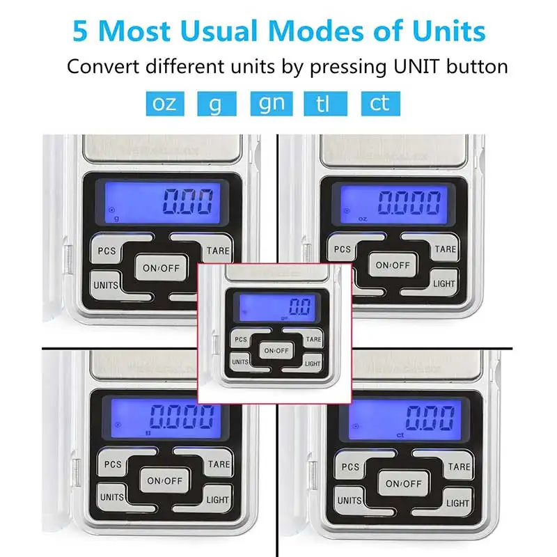 Мини электронные весы для ювелирных изделий карманные цифровые кухни измерения