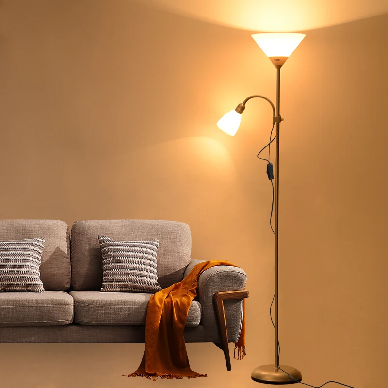 

Creative Nordic design simple study double head floor lamp adjustable hotel lighting decorative vertical light WF1109254