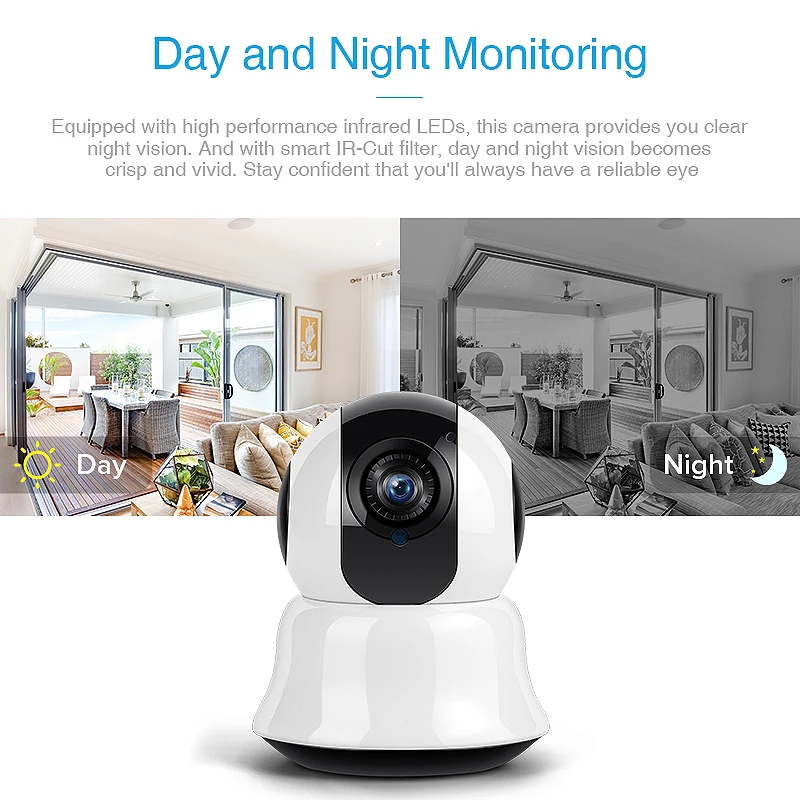FREDI, 1080 P, автоматическая ip-камера для домашней безопасности, WiFi камера, ИК камера ночного видения, Беспроводная сетевая камера видеонаблюдения