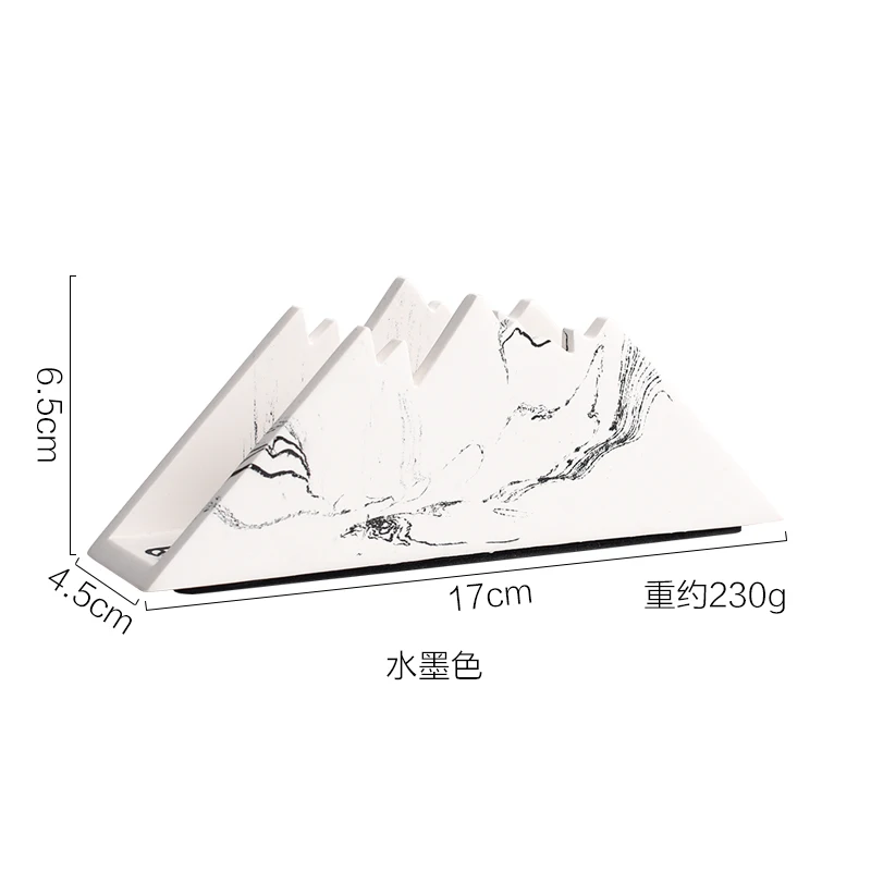 Держатель для салфеток в скандинавском стиле Ins цемент Снежная гора креативный