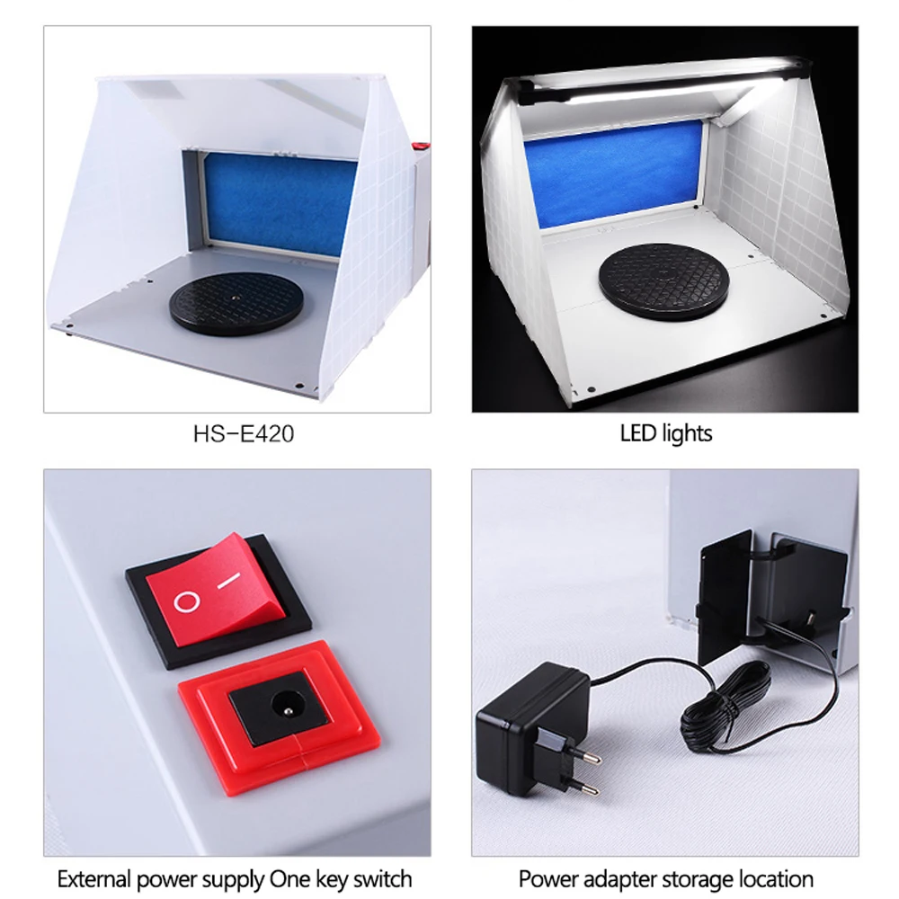 Портативный Профессиональный Аэрограф комплект распылительной камеры