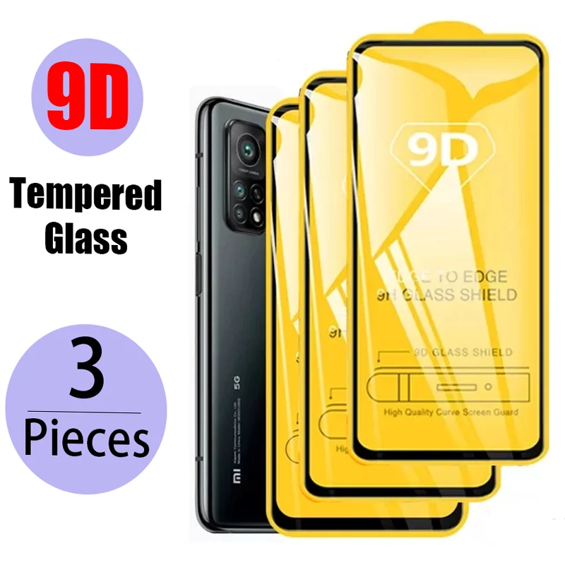 

9D Защитное стекло для Xiaomi Redmi Note 10 9 8 Pro Note10 9s 10s, защитные пленки для экрана для Poco X3 Pro NFC F3 M3 GT, закаленное стекло