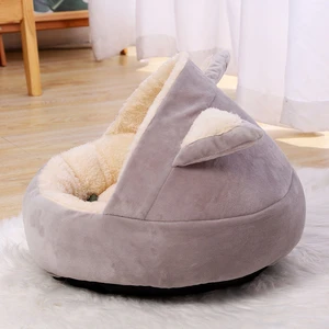 Winter Soft Warm Sofa Bed For A Small Dog Hooded Donut Cozy Cat Sleeping Plush Cushion Mat Pet Sofa Cover Lovely House Of Cats