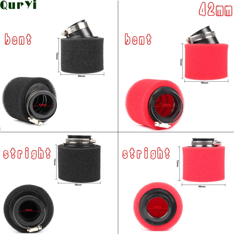 Губка для очистки мотоциклетного воздушного фильтра с прямой изогнутой