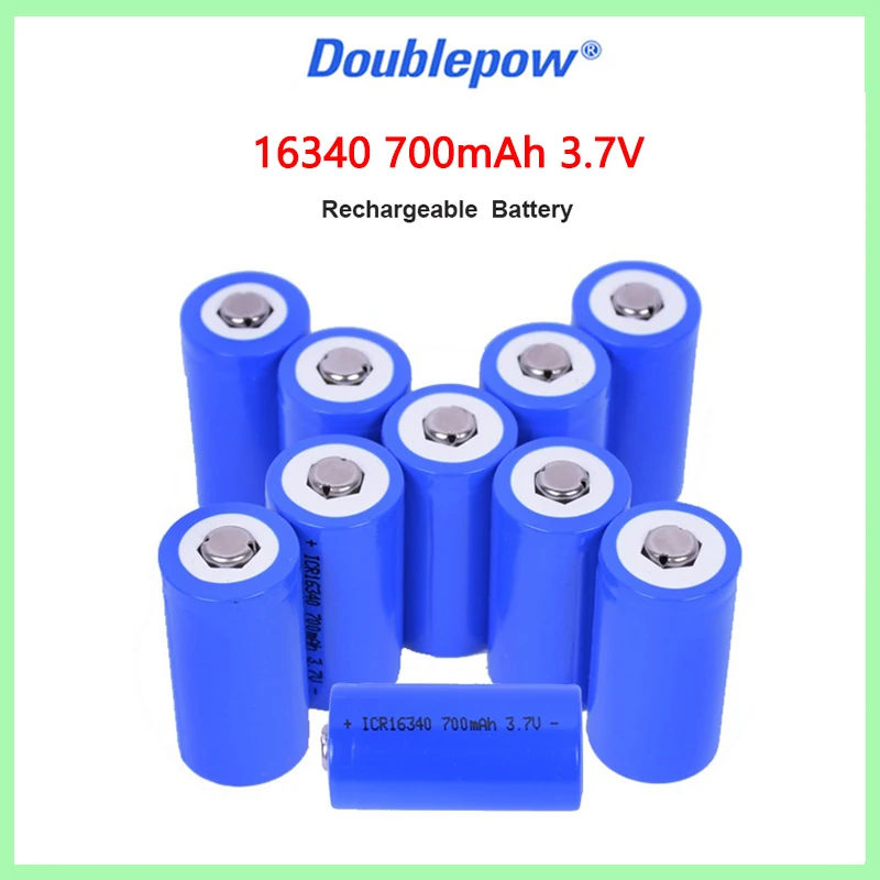 Аккумулятор с реальной емкостью 16340 700 мАч 3 7 в литиевые аккумуляторные батареи