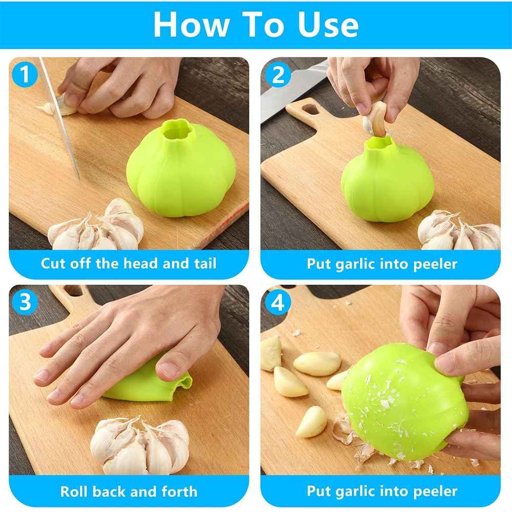 Силиконовый инструмент для чеснока ручной кухни бытовой пресс |