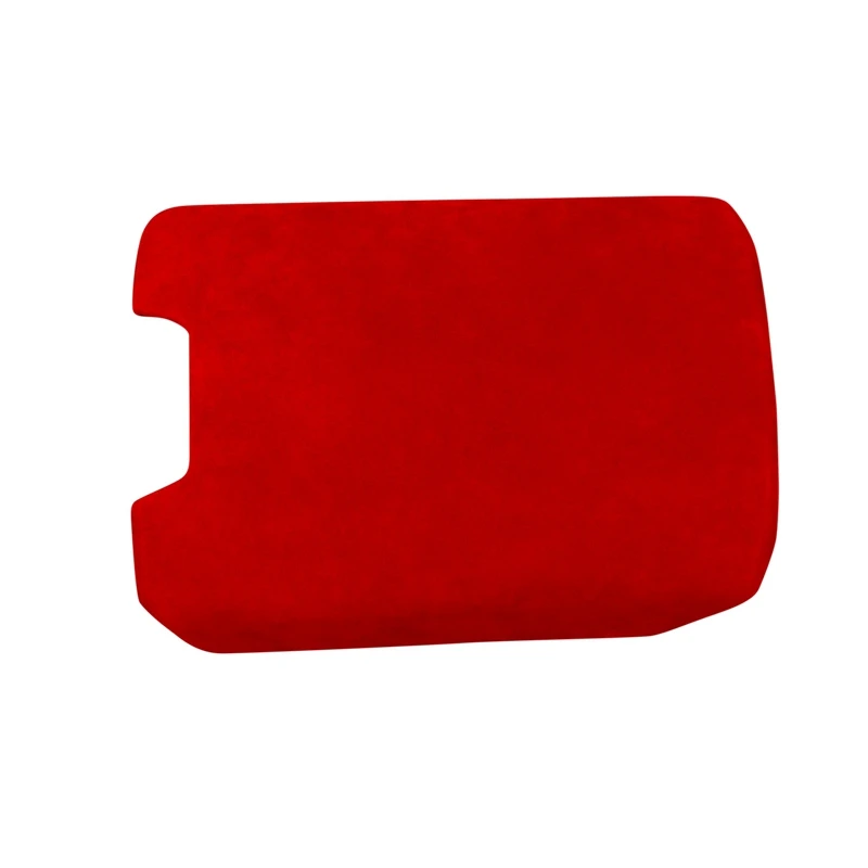 

For A6 A7 2019 2020 2021 Car Turn Fur Suede Central Control Armrest Box Cover Trim Decoration Sticker Accessories