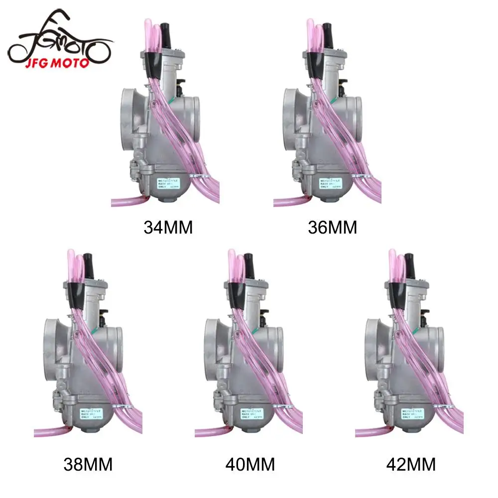 Универсальный мотоциклетный карбюратор 34 мм 36 38 40 42 для Mikuni Koso Yamaha ATV Suzuki Honda -