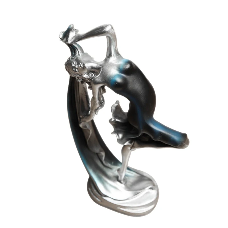 Балерина для девочек танцевальная статуя из смолы элегантная фигура креативное