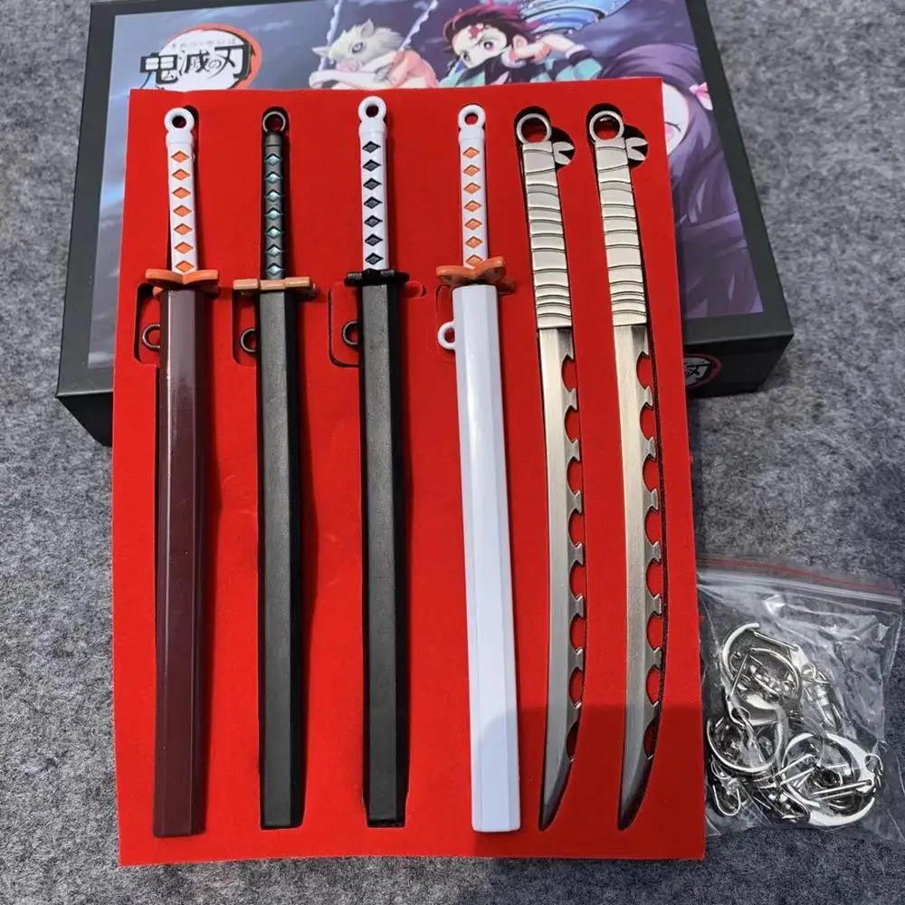 Аниме Демон Истребительница брелок в виде меча меч катана призрак лезвия