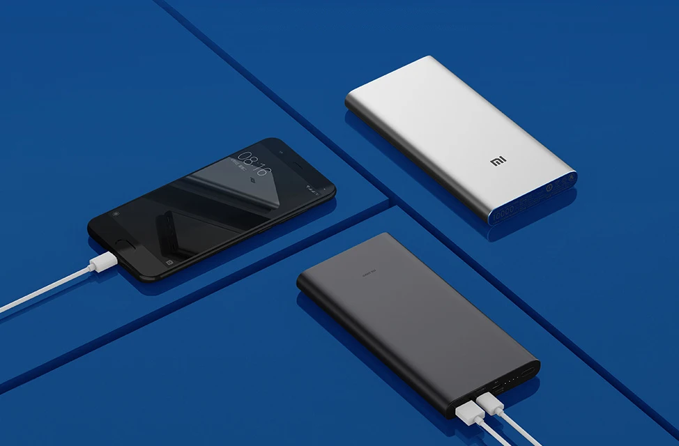 Внешний аккумулятор Xiaomi Mi 3 PLM12ZM с быстрой зарядкой 10000 мАч|quick charger|dual usb portsmart charging |