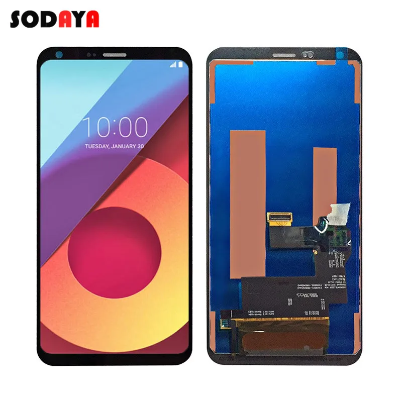 Полный ЖК-дисплей с кодирующий преобразователь сенсорного экрана в сборе для LG Q6