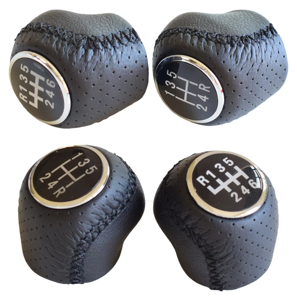 

Manual 5 Speed 6 Speed Gear Shift Knob Sports Lever Handball ABS Leather Fit For Peugeot Boxer 2002-2014