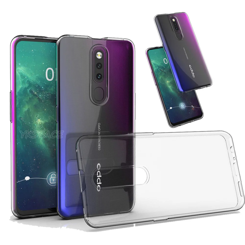 Ультратонкий Прозрачный чехол из ТПУ для OPPO A3 A3S A5S A7 A7n A7X A9X A5 A9 2020 K1 K3 F11 Pro мягкий