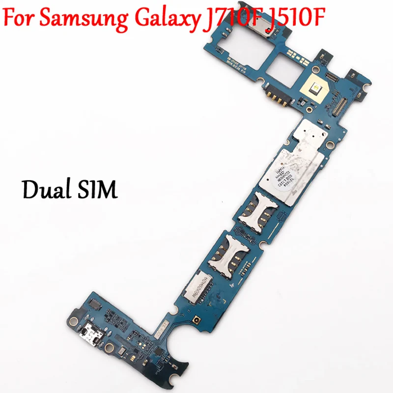 Протестированная Рабочая разблокированная материнская плата для Samsung Galaxy J5 J7 2016