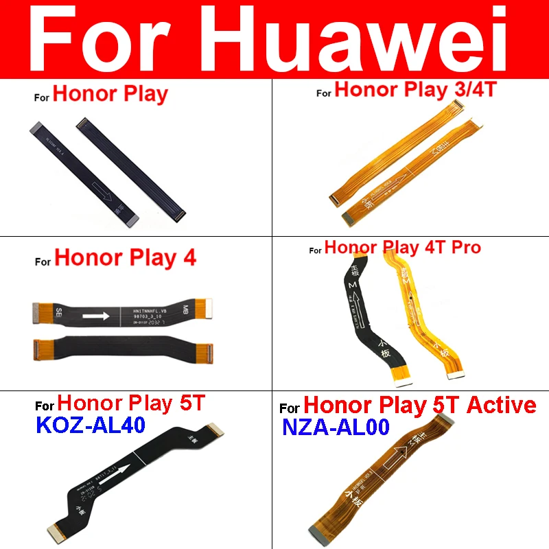 Материнская плата для Huawei Honor Play 3 4 4T Pro 5T Active гибкий шлейф материнской платы