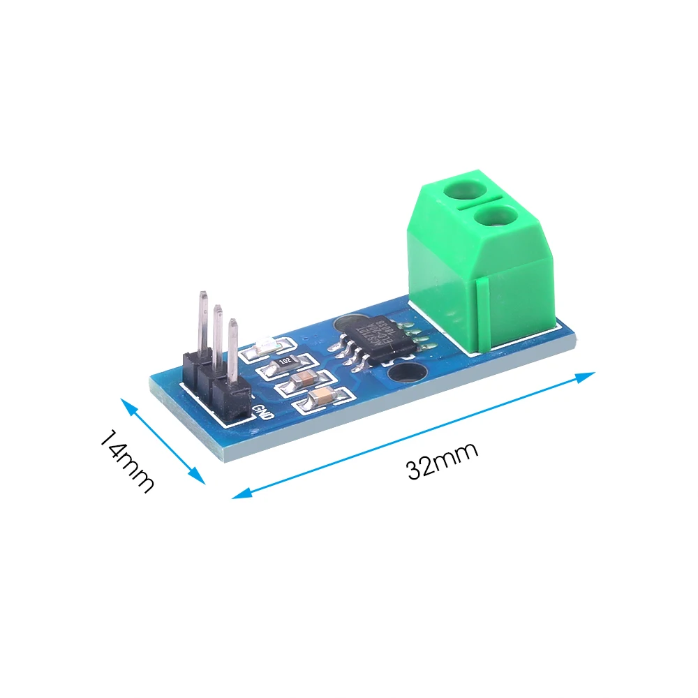 Модуль датчика тока Холла ACS712 портативный модуль для Arduino 20A | Электроника