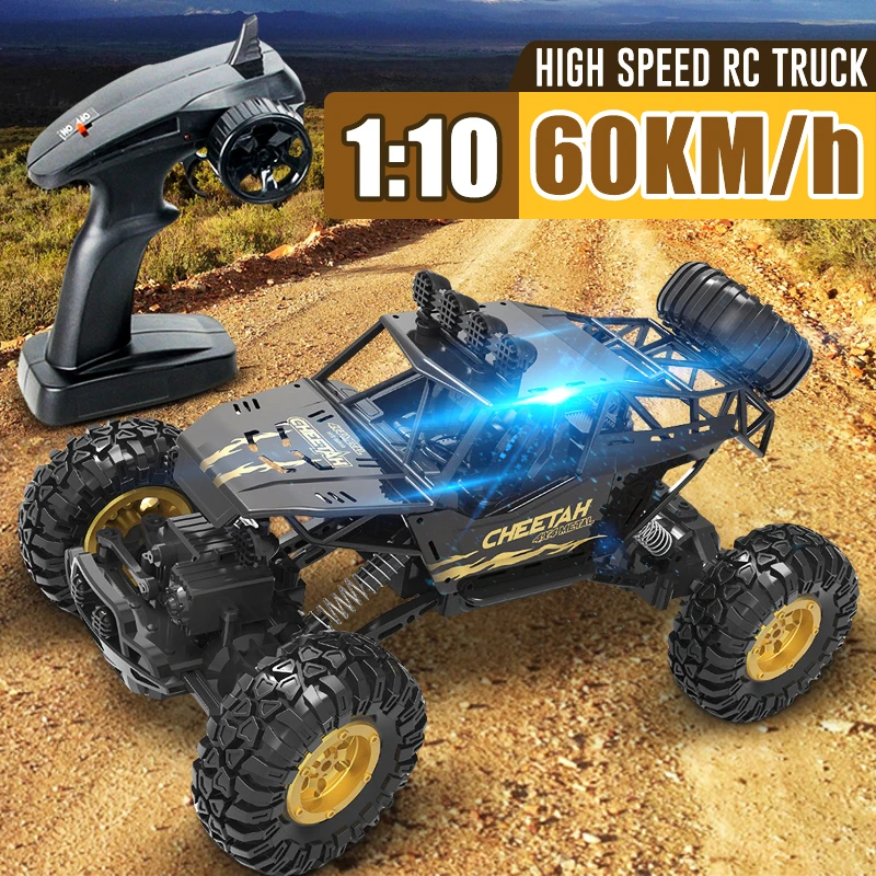 

60km/h High Speed 4DW 1:12 2.4G Remote Control Racing Car Bigfoot Climbing Vehicle Four-wheel Drive Drift RC Car Boy Gift