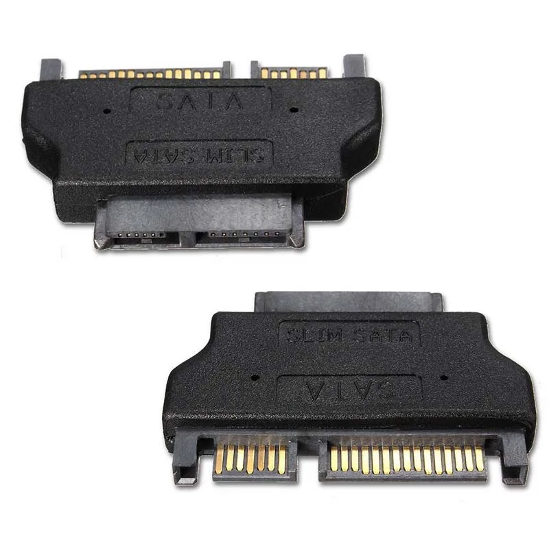 Мини тонкий SATA 7 + 15 22pin папа к женскому 6 pin 13 полюсов конвертер