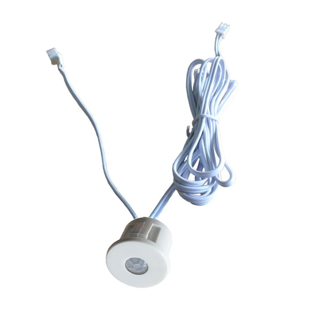 white PIR Infrared 1 шт. инфракрасный датчик движения из PIR светильник переключатель открытый DC 12 В автоматический датчик детектор переключатель для Светодиодный Светильник Коридор черный/белый - Цвет: white PIR Infrared