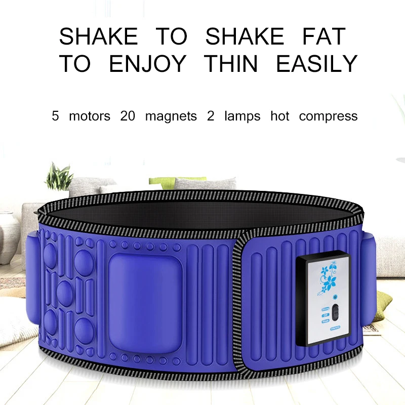 

Vibration Weight Loss Belt Body Electric Abdominal Stimulator Abdominal Muscles Waist Training Device Massager Machine Burn Fat