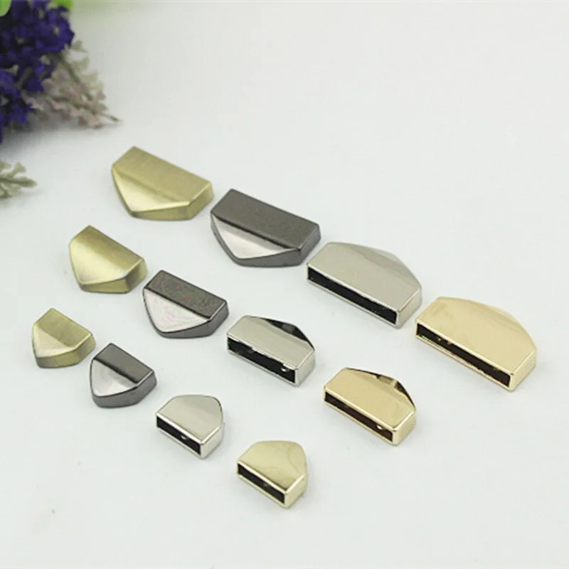 

50pcs 12/18/25mm Metal Tail Clip Screws Stopper Buckles Zipper End Hook Bags Belt Decoration Buckle Edging DIY Accessory