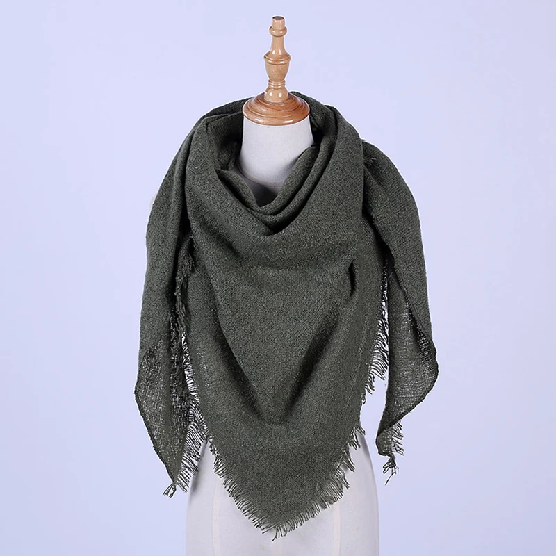 Women Imitate Cashmere Scarf And Shawl Winter For Womens Blanket Warm Support | Аксессуары для одежды