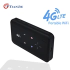 TIANJIE Беспроводнаяразблокированная 4G внешняя антенна (подарок) MIFi LTE маршрутизатор широкополосный Wi-Fi 150M Sim-карта портативная карманная точка доступа сети