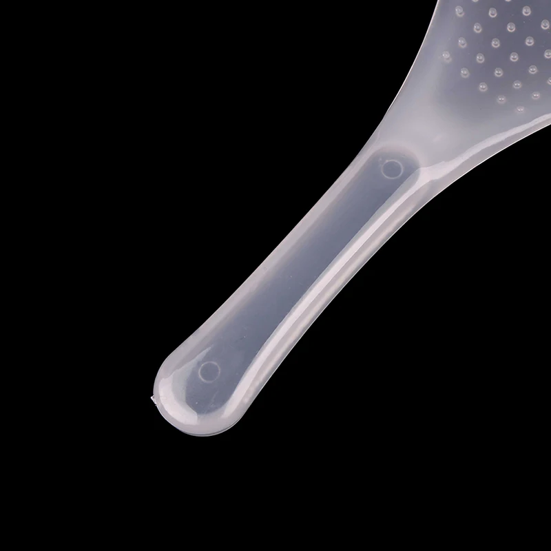 2 шт. кухонные антипригарные рисовые весло ручной рулон ложки прозрачные