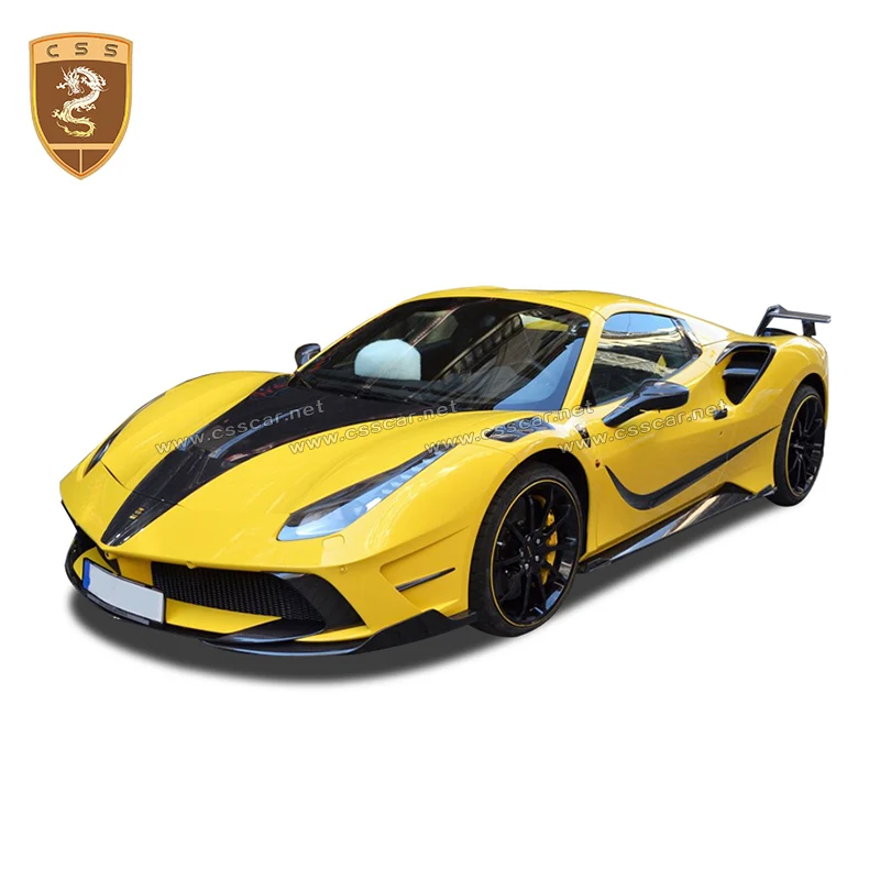 New Fashion M Style carbon fiber FRP body kit for Ferrari-488 GTB high quality aerokit CSSYL auto accessories | Автомобили и