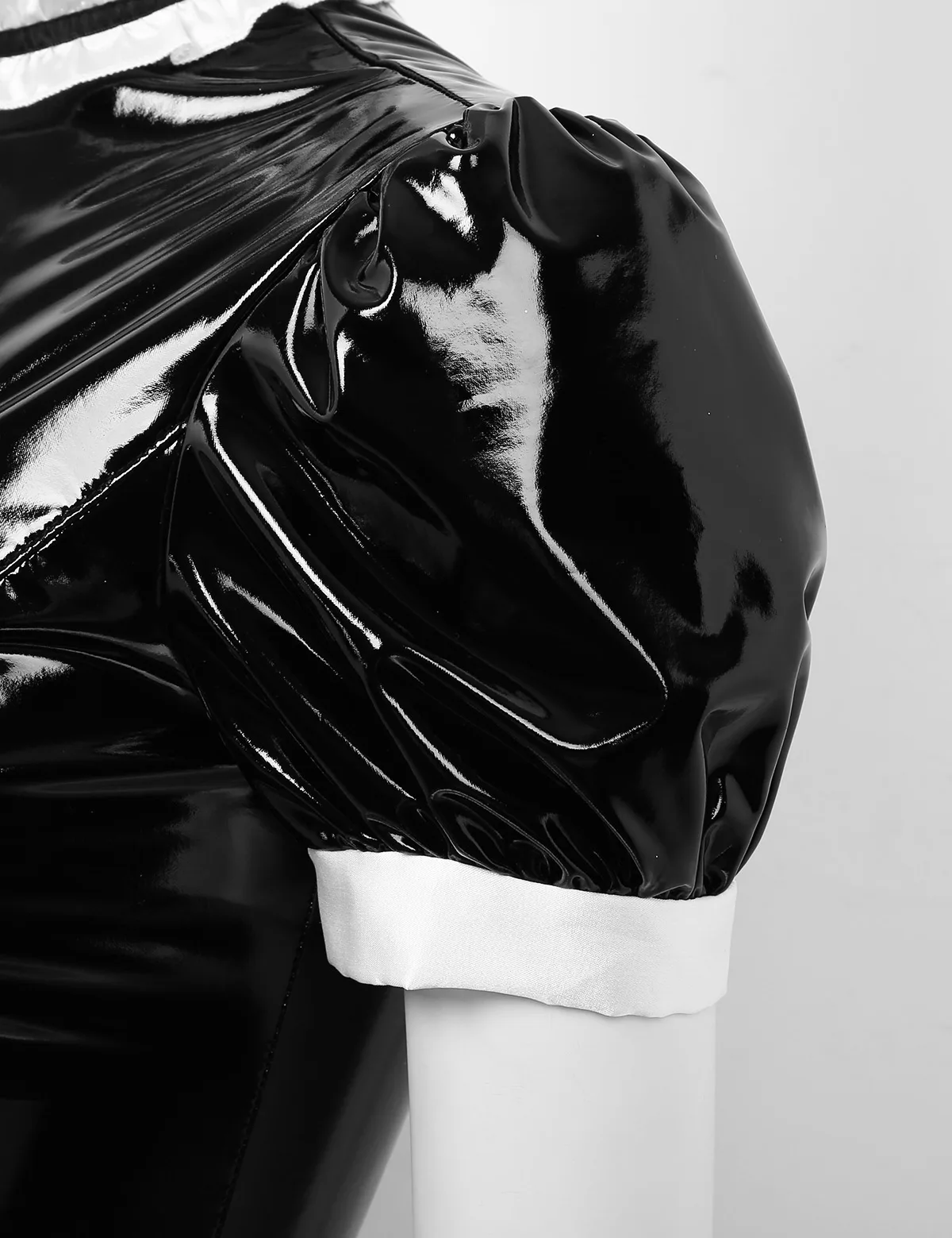 Женщины Девушки костюм горничной платье для косплея кожаные платья эротические