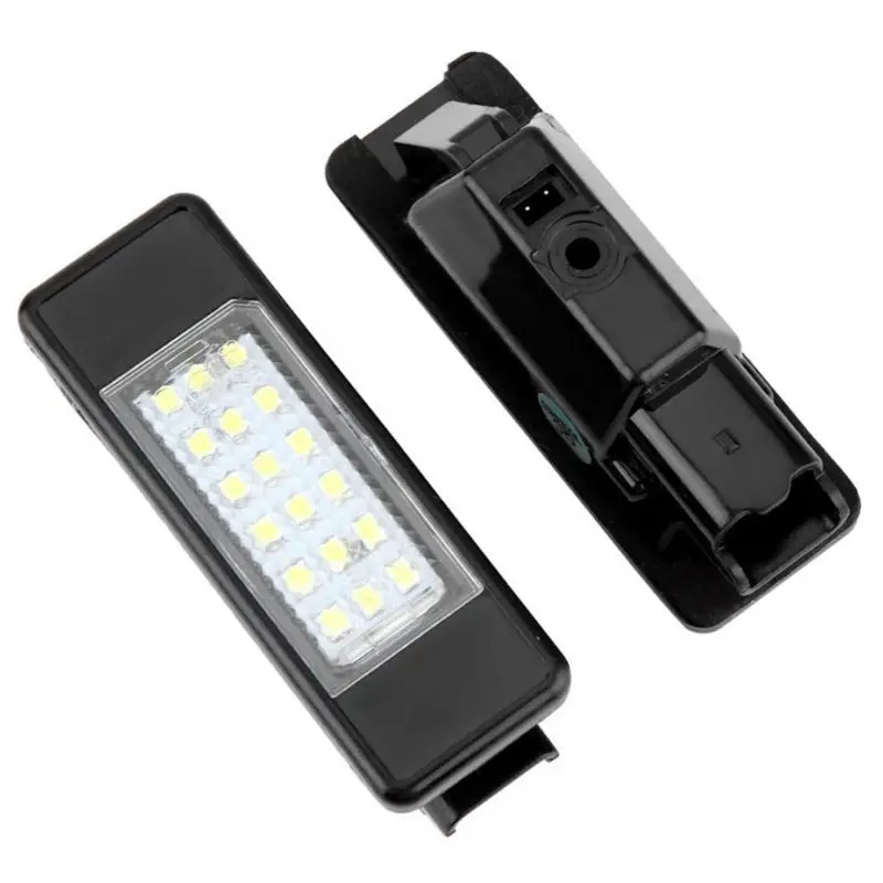

2pcs 18 LED Beads License Plate LED Light Lamp for Citroen C2 C3 C4 C5 C6 DS3 for PEUGEOT 106 207 307 308 406 407 508 1007 3008