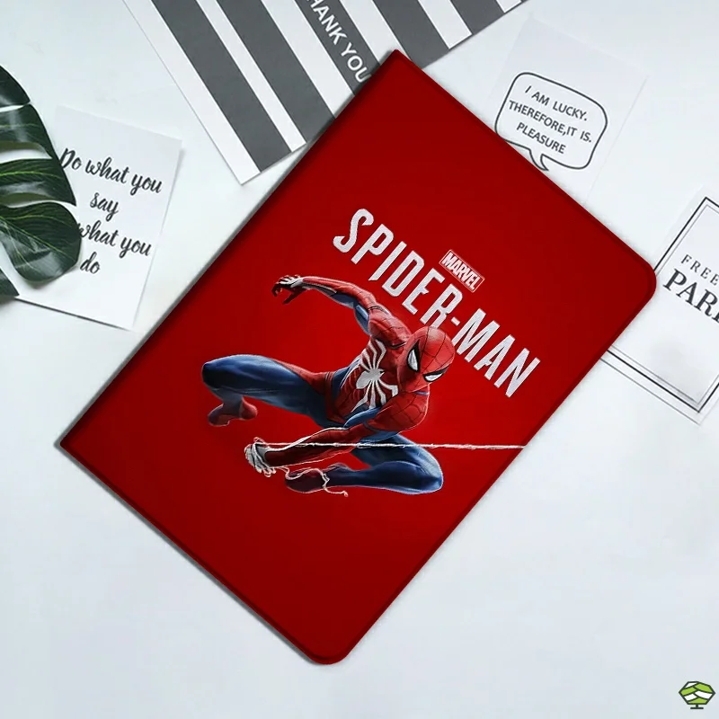 

Disney Marvel Cartoons Tablet PC Case is suitable for ipad2/3/4/air1/2/3/min1/2/3/4/5 Spiderman Ultra Slim Magnetic Cover Case